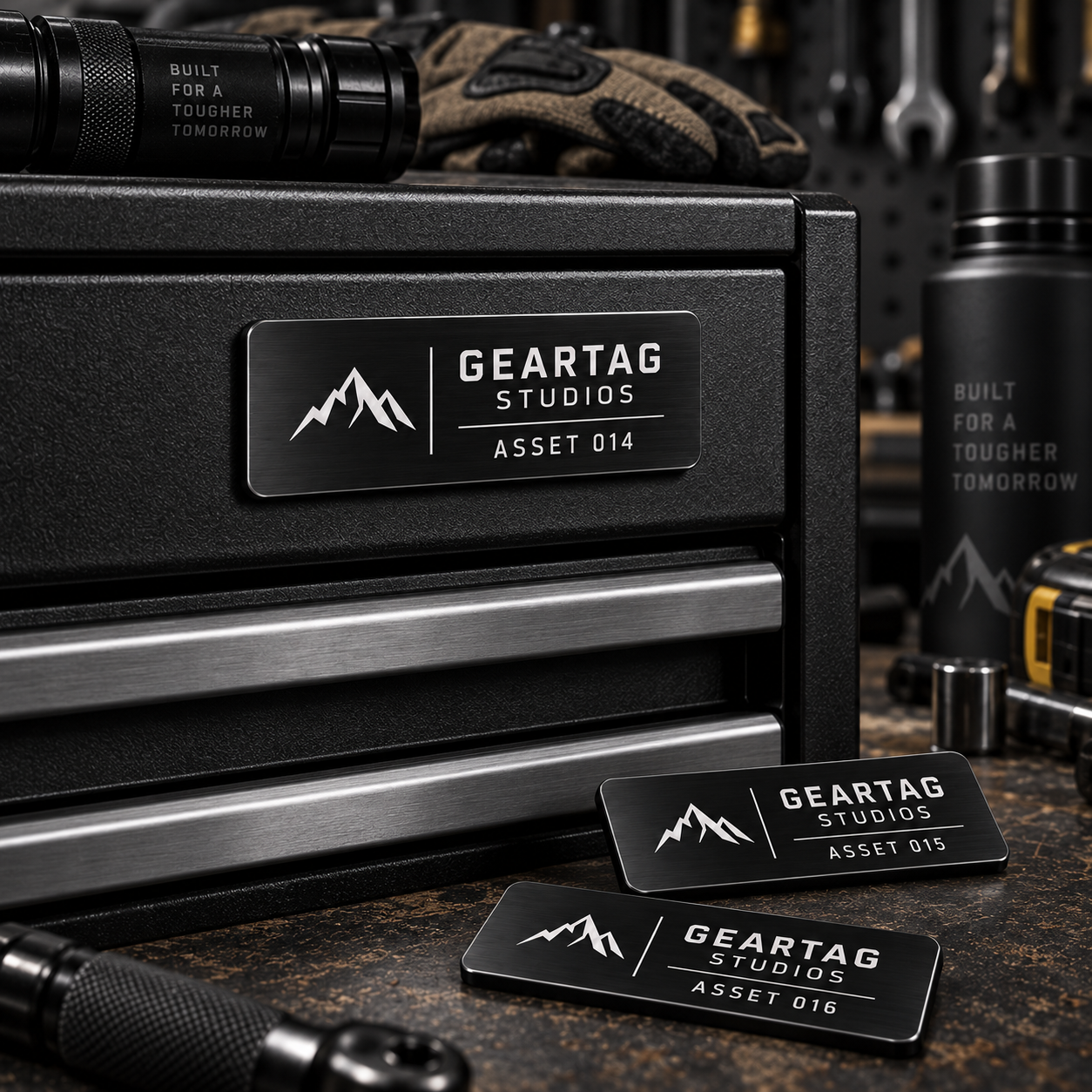 Custom Sequential Asset Tags – Engraved Aluminum Equipment ID Plates | 2"×1" & 3"×1" - Image 3