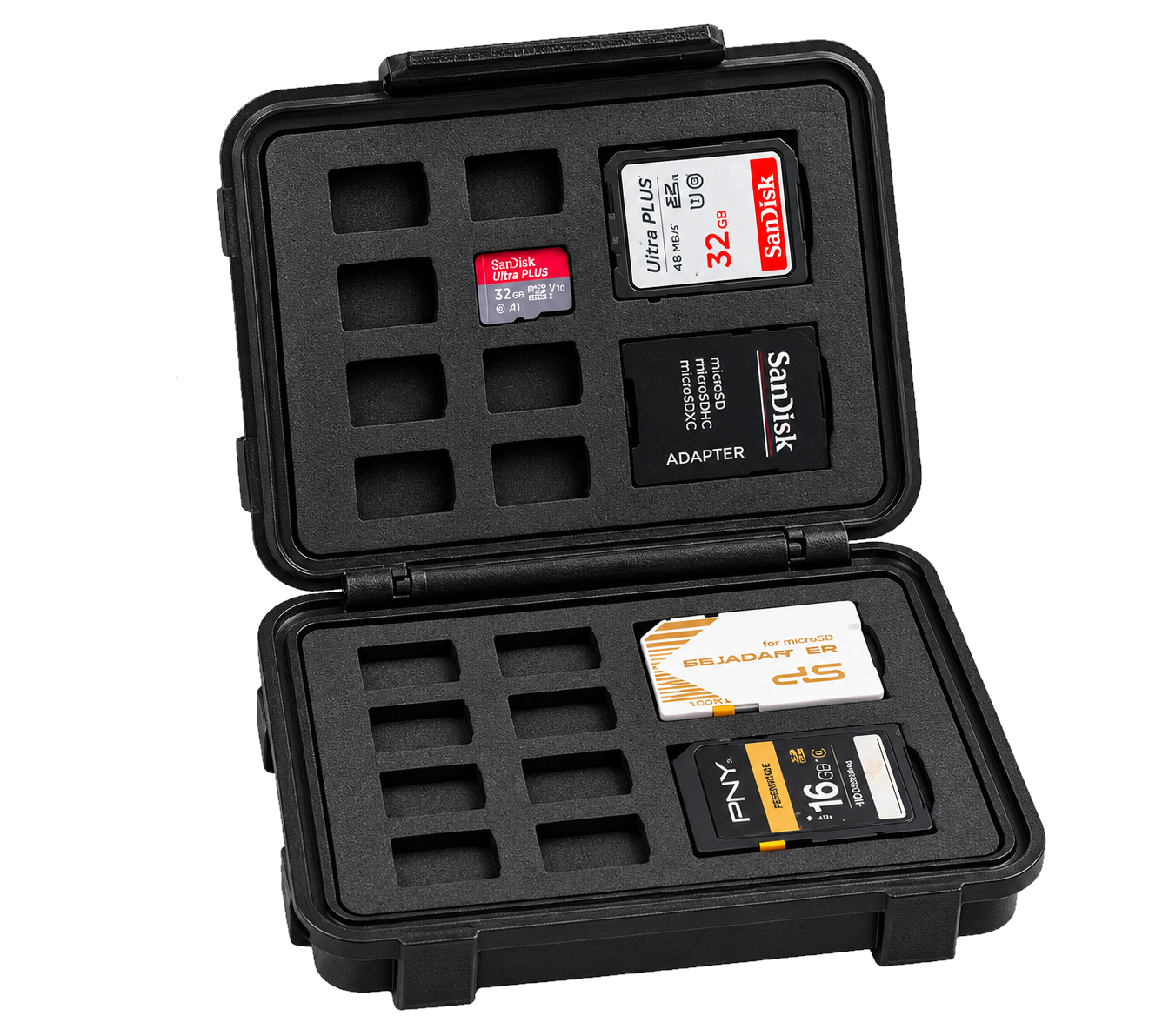 Rugged SD & microSD Memory Card Case | 3D Printed Card Organizer - Image 2