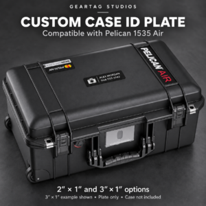 Custom Pelican 1535 Air Case Plate
